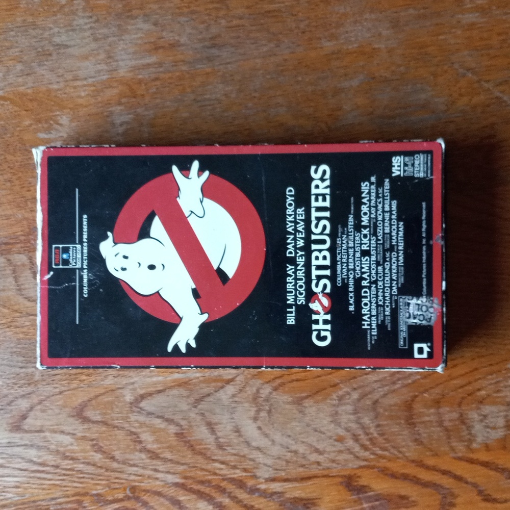 Ghostbusters VHS 1985